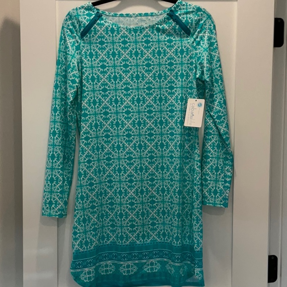 Cabana Life Zip Shoulder Dress - Sz Medium